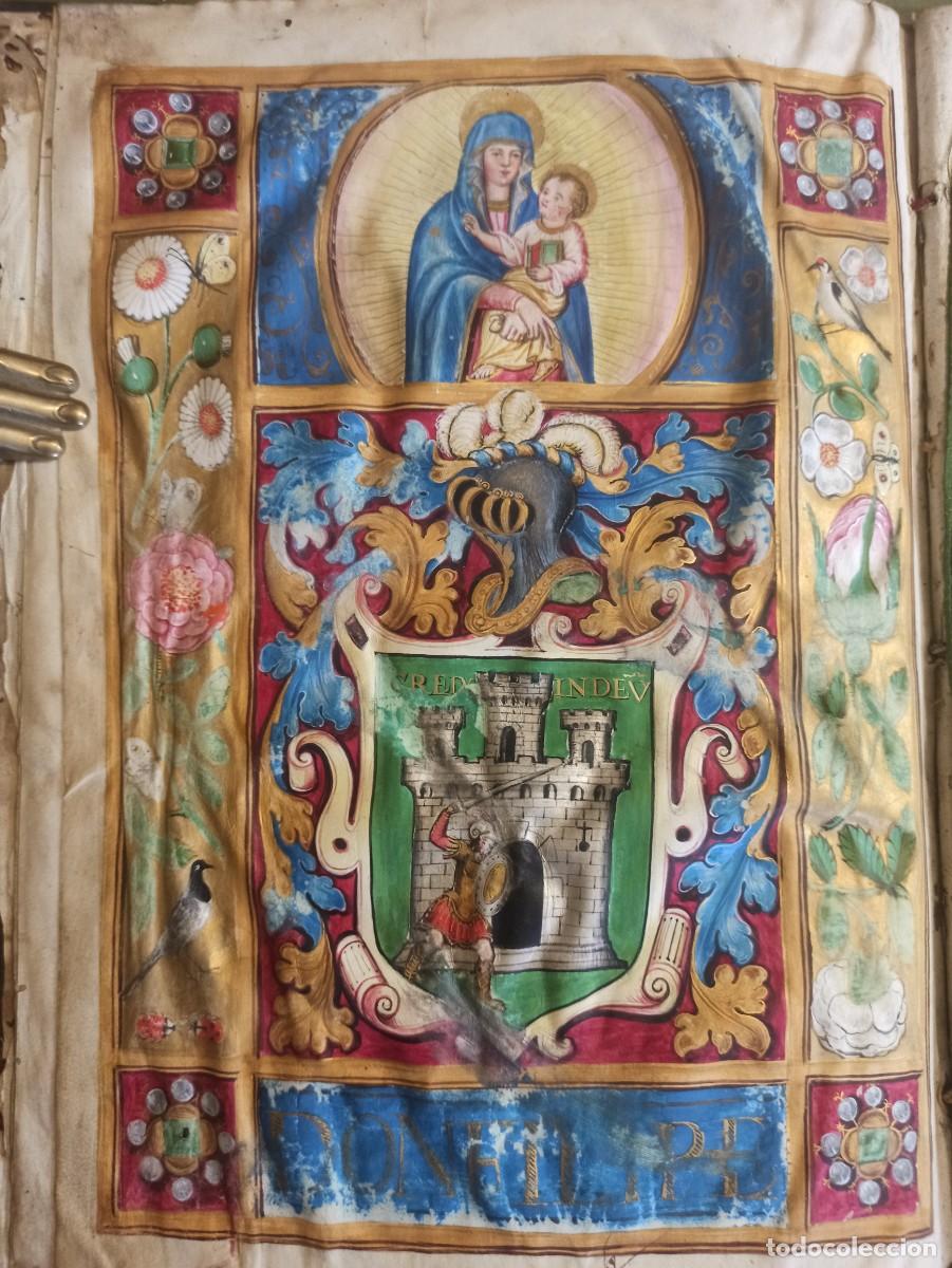 Manuscritos antiguos: EJECUTORIA DE HIDALGUIA A&ntilde;o 1581. Diego y Pedro San Mart&iacute;n de la Portilla, de Villadiego (Burgos)