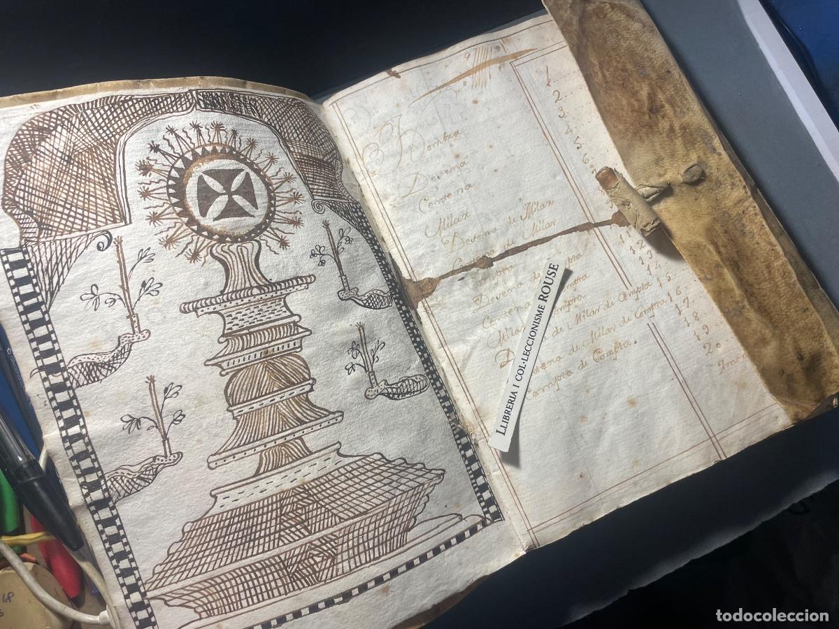 Manuscritos antiguos: LES GUNYOLES / VILAFRANCA DEL PANADES - LIBRO MANUSCRITO, ANY 1778-1781 LLIBRETE COMPTAS DE FRANCISC
