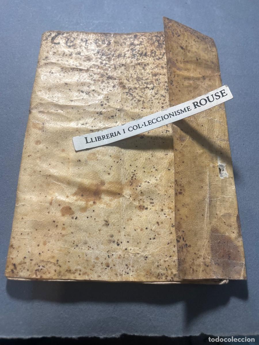 Manuscritos antiguos: LES GUNYOLES VILAFRANCA DEL PENADES LIBRO MANUSCRITO, ANY 1783 LLIBRETE COMPTAS CENSOS JOSPH COSC&Oacute;