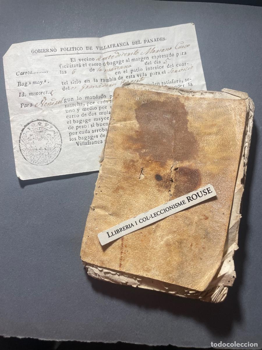 Manuscritos antiguos: LES GUNYOLES / VILAFRANCA DEL PANADES - LIBRO MANUSCRITO, ANY 1753-1775 LLIBRETE COMPTAS DE JOSEPH