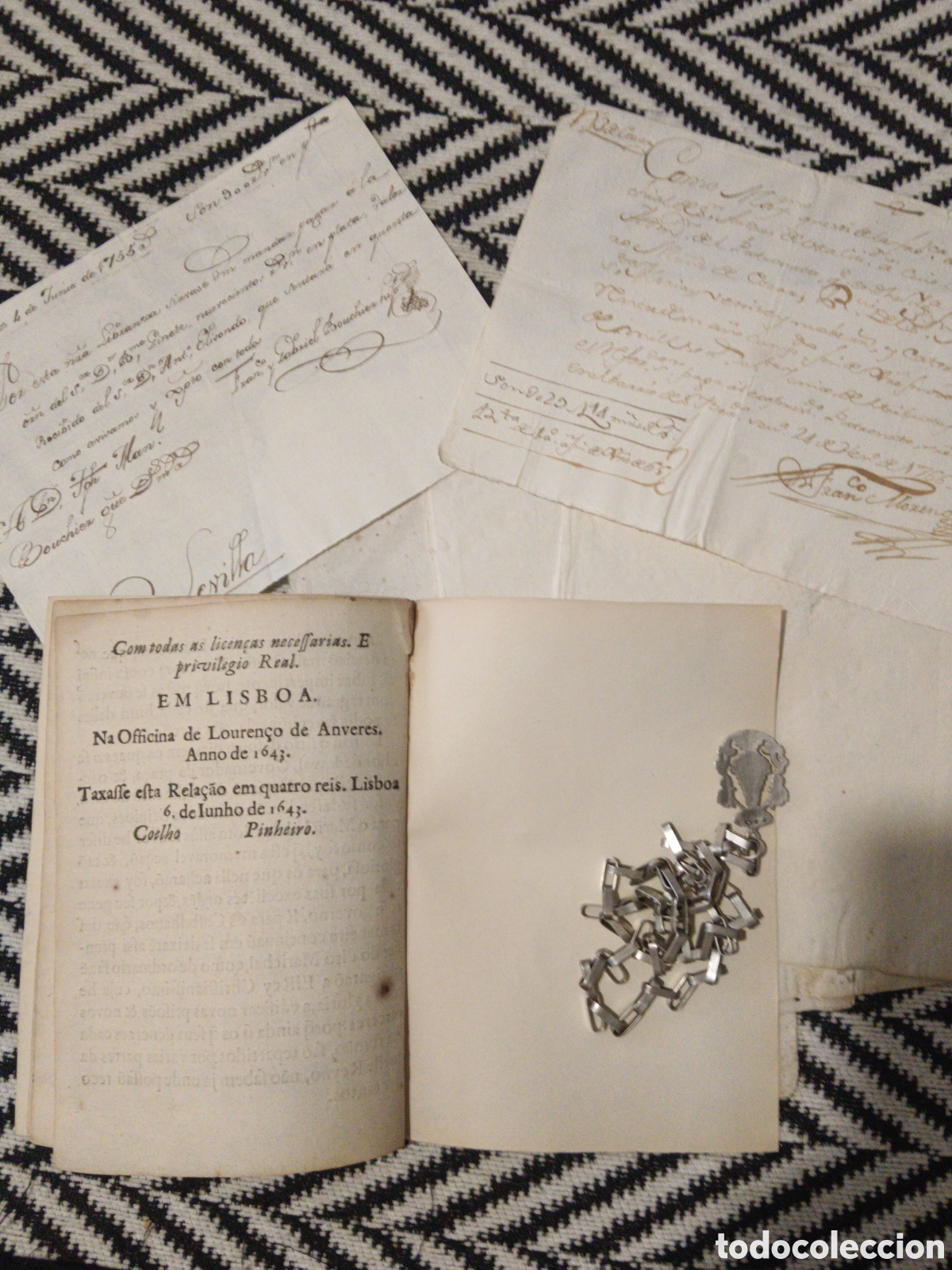 Manuscritos antiguos: Lote Antiguo Documentos, librito, hojas - Foto 1
