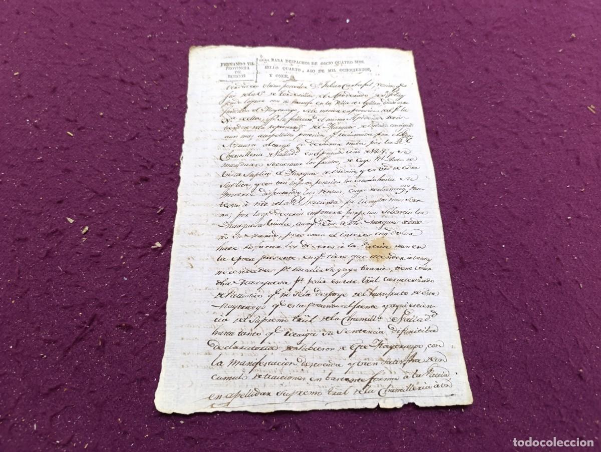 Manuscritos antiguos: AM12, Antiguo Manuscrito, Tordesillas, Valladolid, 1811