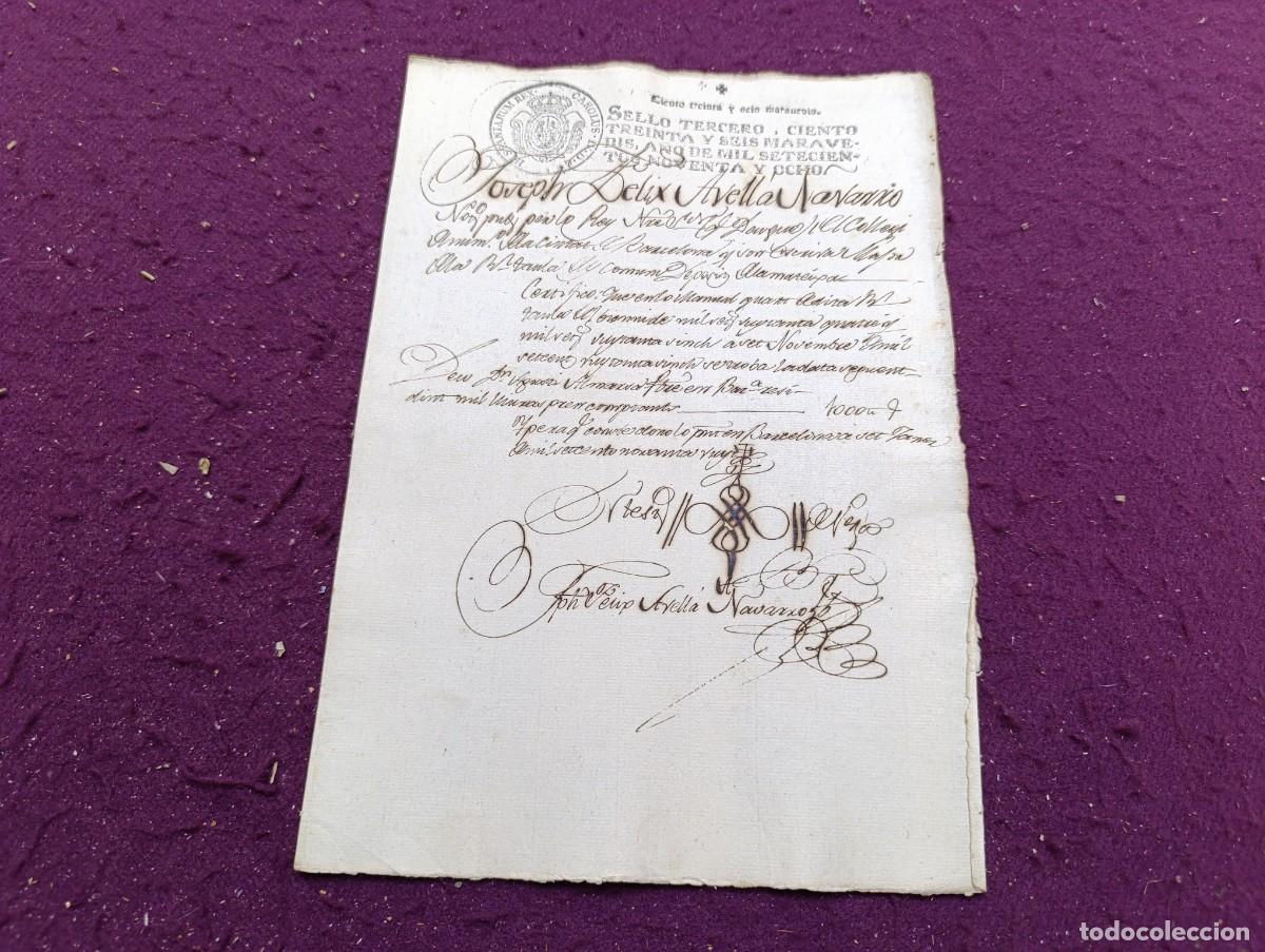 Alte Manuskripte: AM31, Antiguo Manuscrito, Barcelona, 1798
