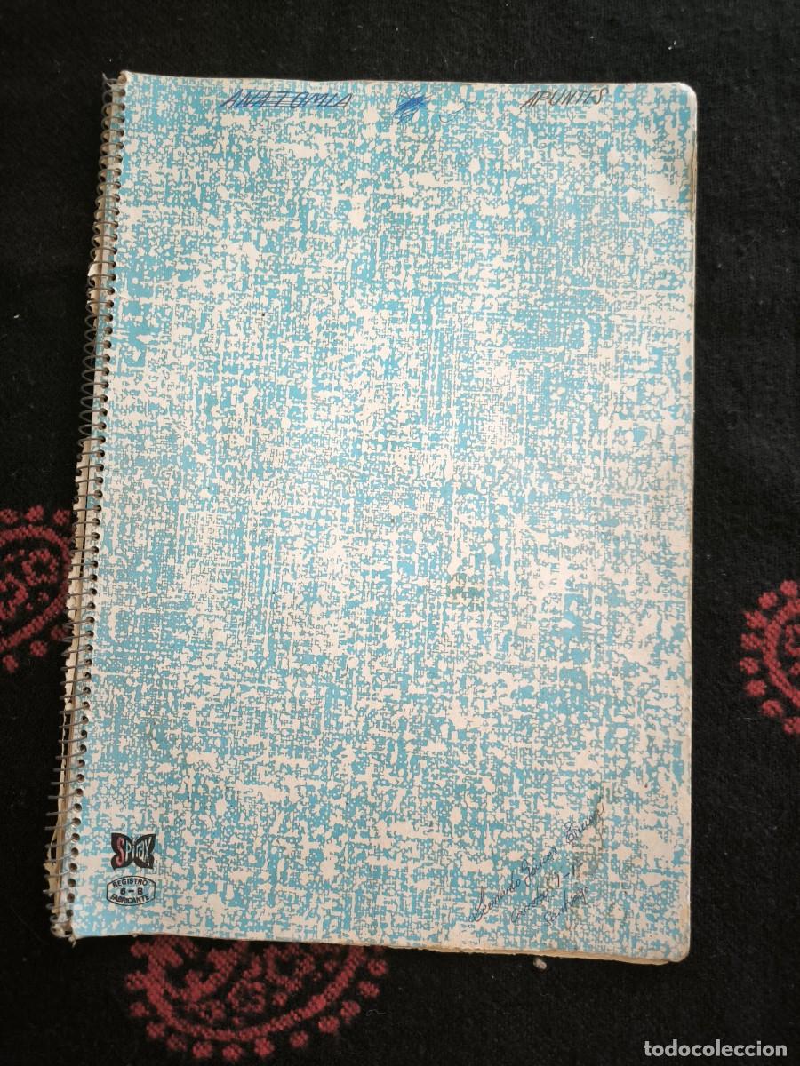 Manoscritti antichi: Antiguo Cuaderno Manuscrito De Apuntes De Anatom&iacute;a &ndash; Manuscrito Original Para Coleccionistas