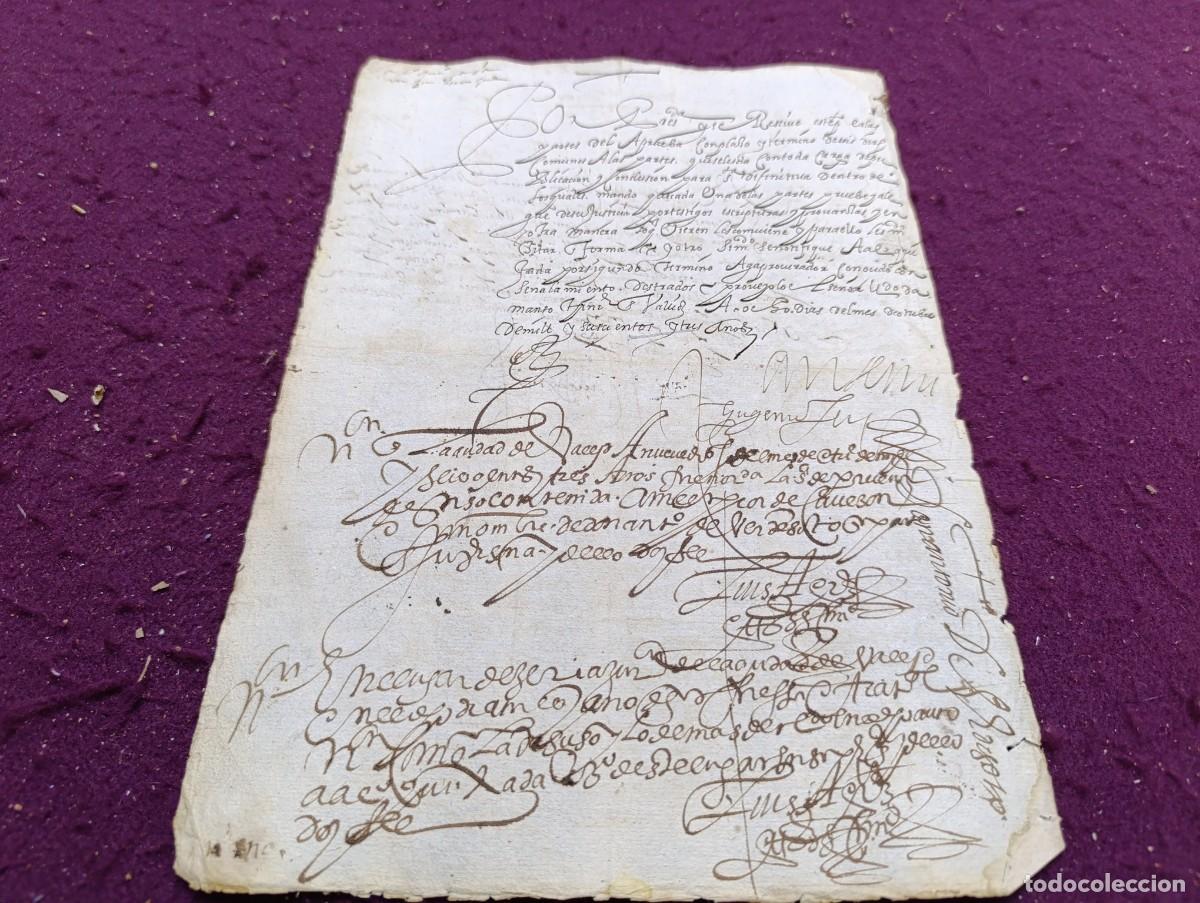 Manuscritos antigos: AM39, Muy Antiguo Manuscrito, 1603, Valladolid, resoluci&oacute;n pleito o providencia