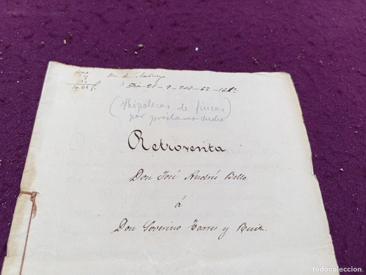 Manuscritos antiguos: AM46, Antiguo Manuscrito, 1884, Valencia, Retroventa - Foto 2
