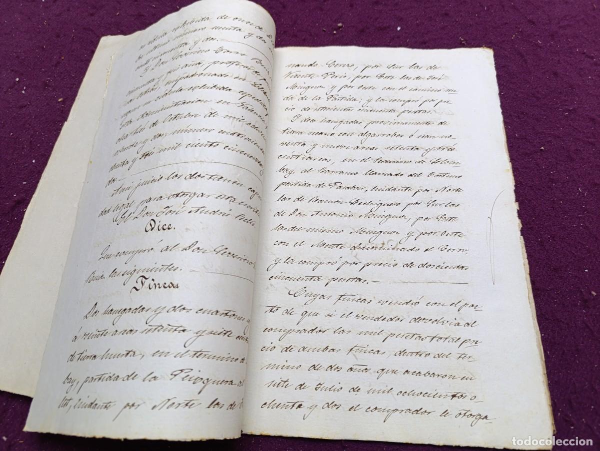 Manuscritos antiguos: AM46, Antiguo Manuscrito, 1884, Valencia, Retroventa - Foto 5