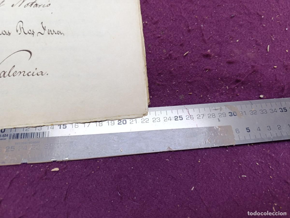 Manuscritos antiguos: AM46, Antiguo Manuscrito, 1884, Valencia, Retroventa - Foto 12