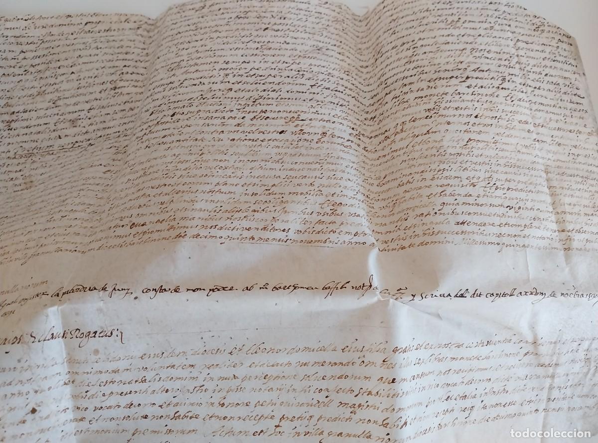 Ancient Manuscripts: Manuscrito en Pergamino Granollers A&ntilde;o 1590
