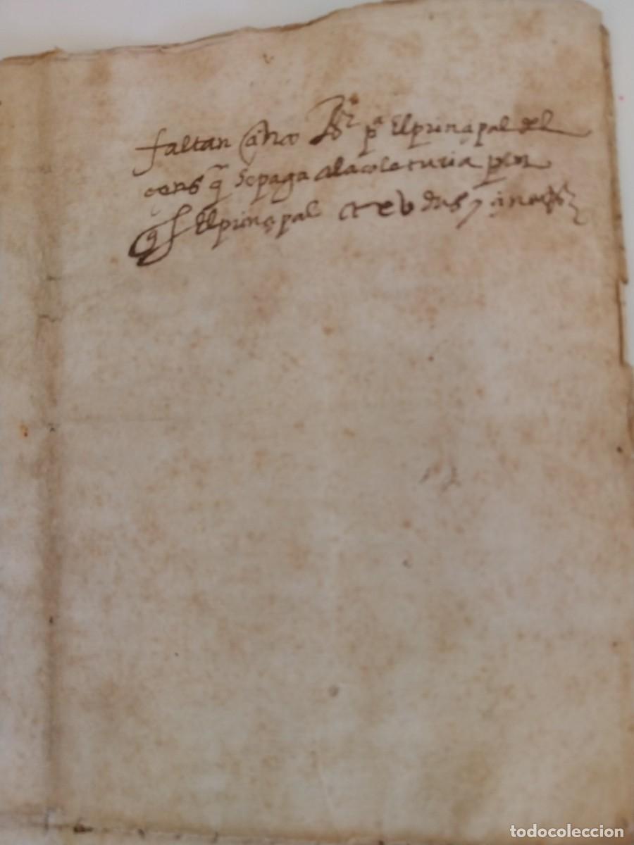 Manuscritos antiguos: Manuscrito Siglo XVI - Foto 4