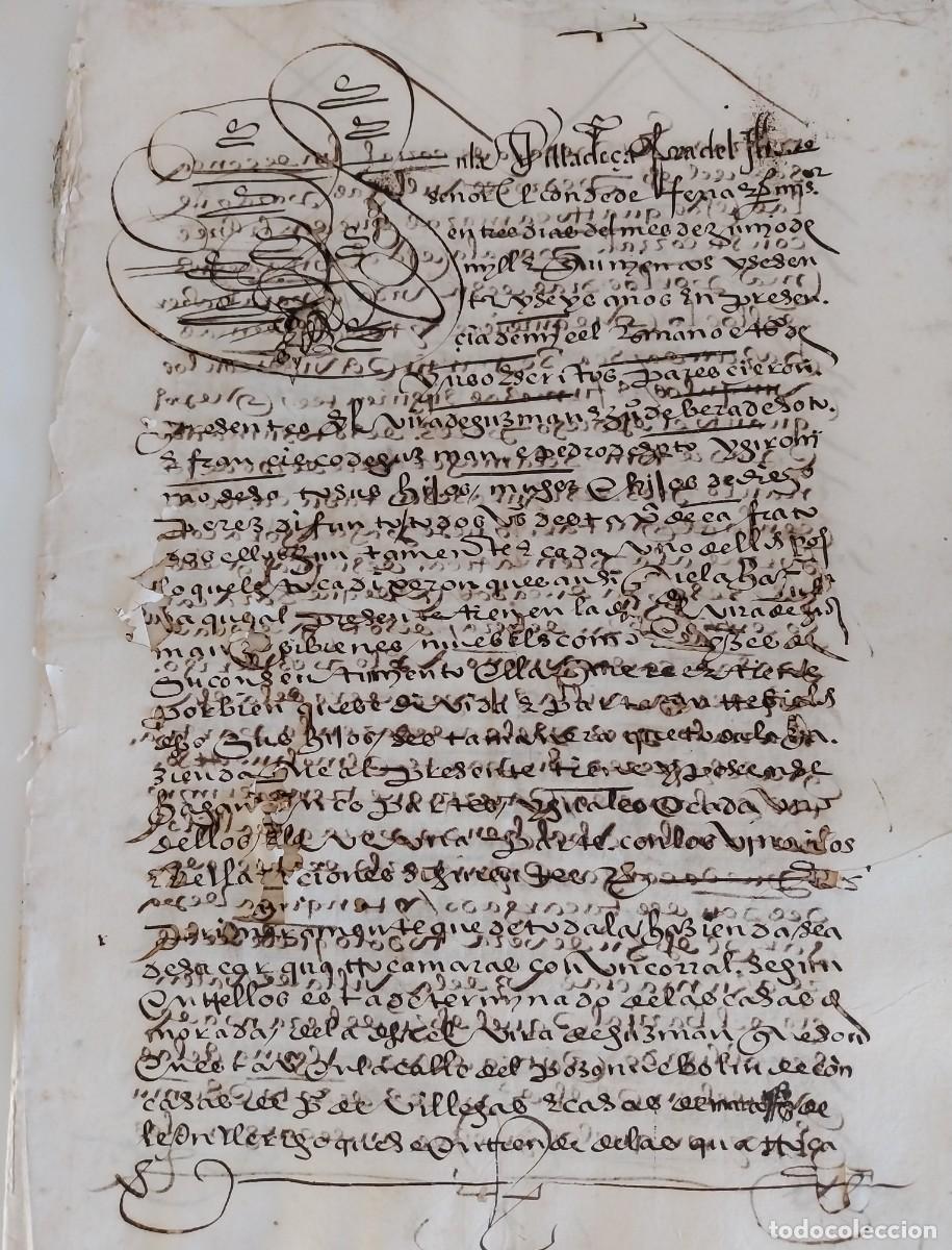 Manuscritos antiguos: Manuscrito Siglo XVI