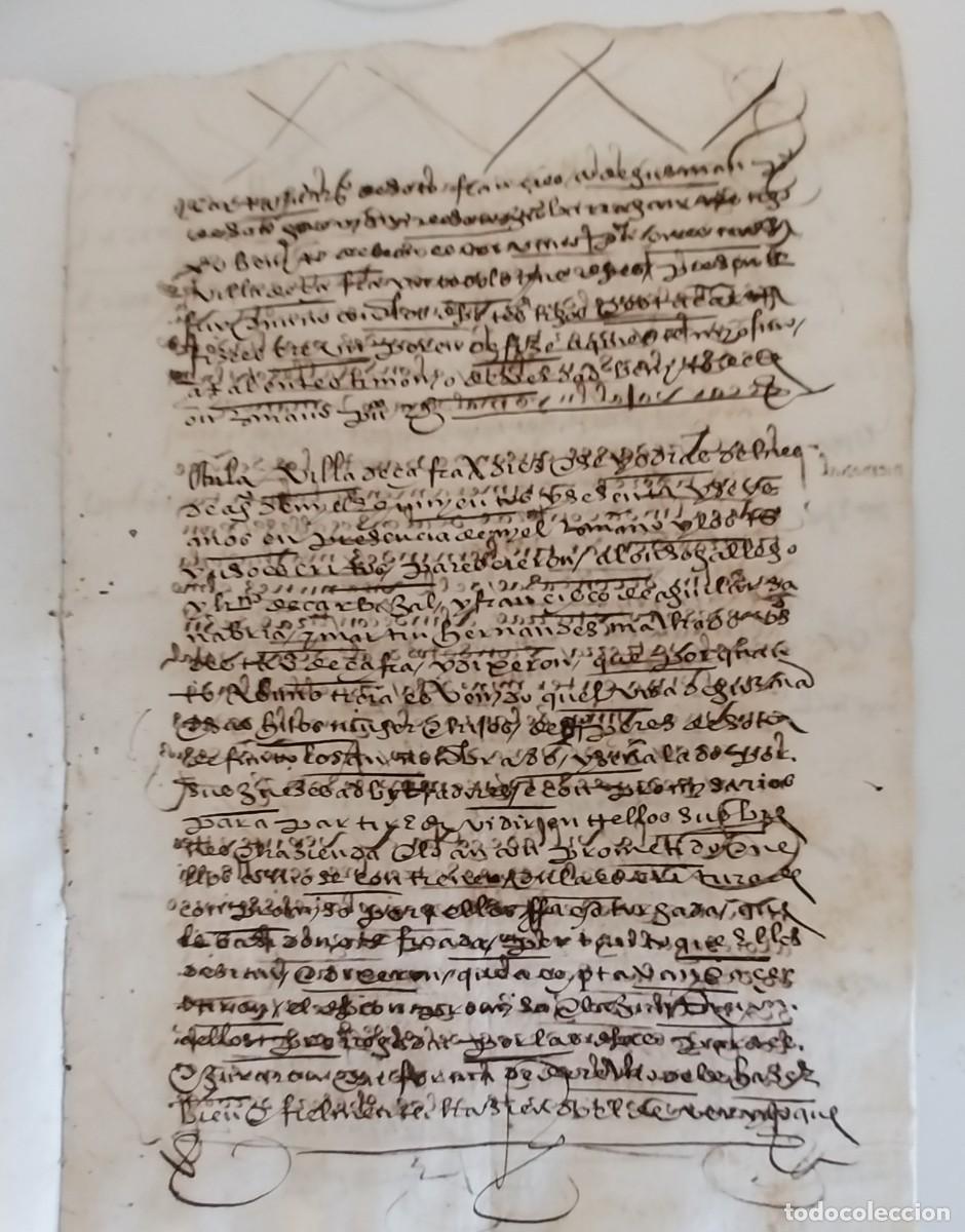 Manuscritos antiguos: Manuscrito Siglo XVI - Foto 6