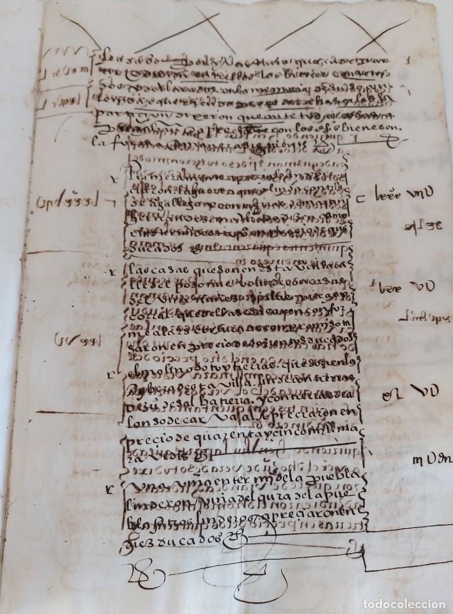 Manuscritos antiguos: Manuscrito Siglo XVI - Foto 7