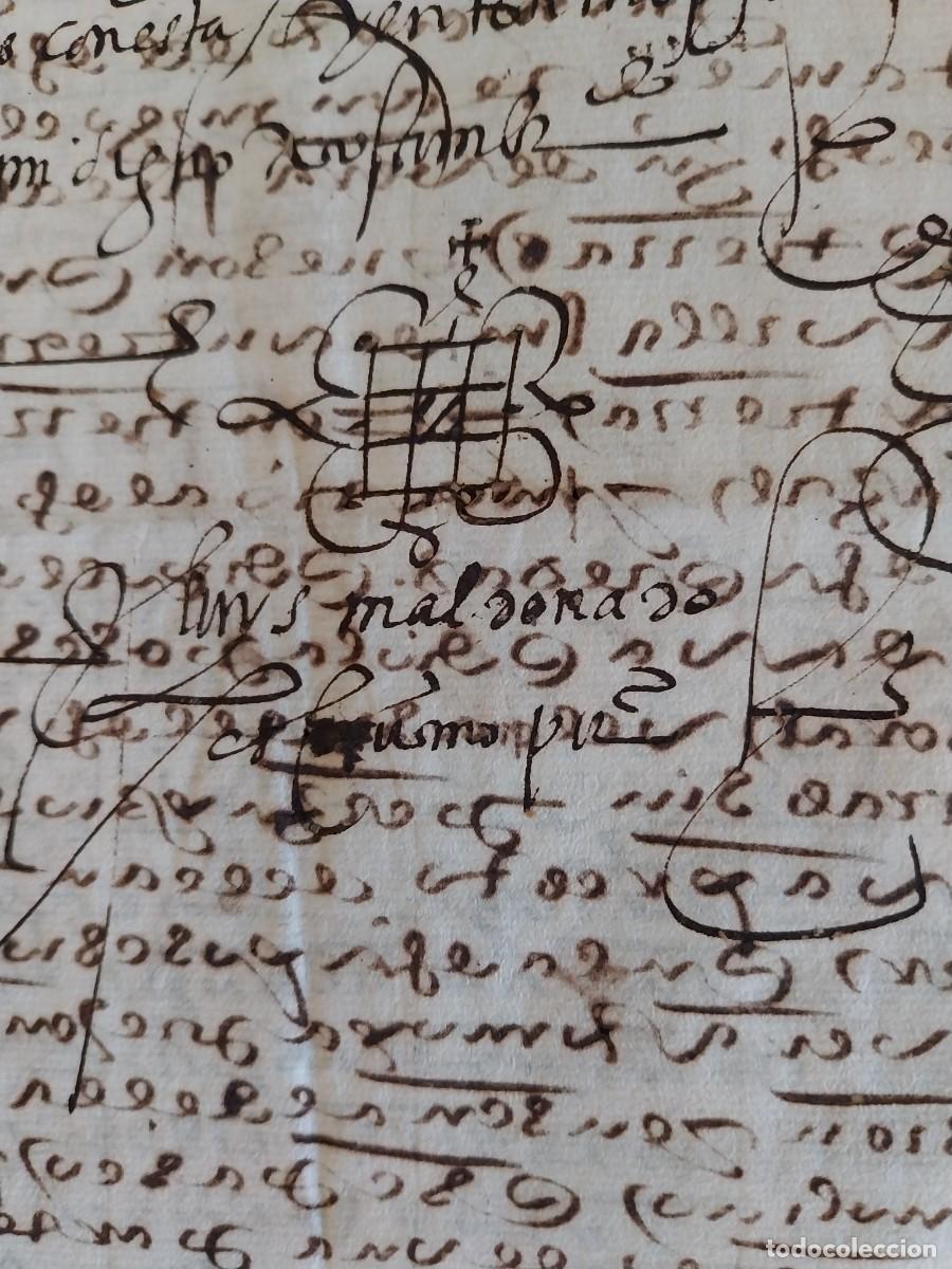 Manuscritos antiguos: Manuscrito Siglo XVI - Foto 11