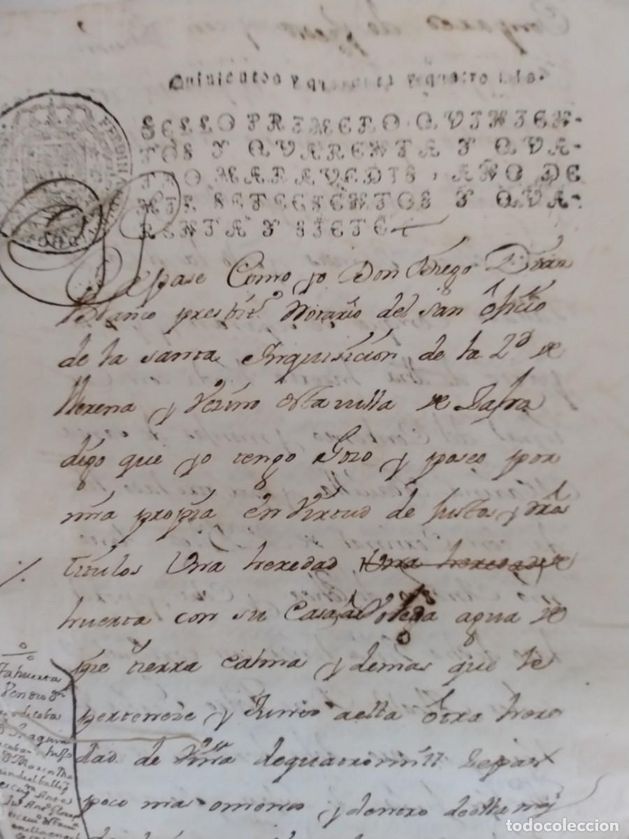 Manuscritos antiguos: Manuscrito de la Villa de Zafra de 1747 - Foto 3