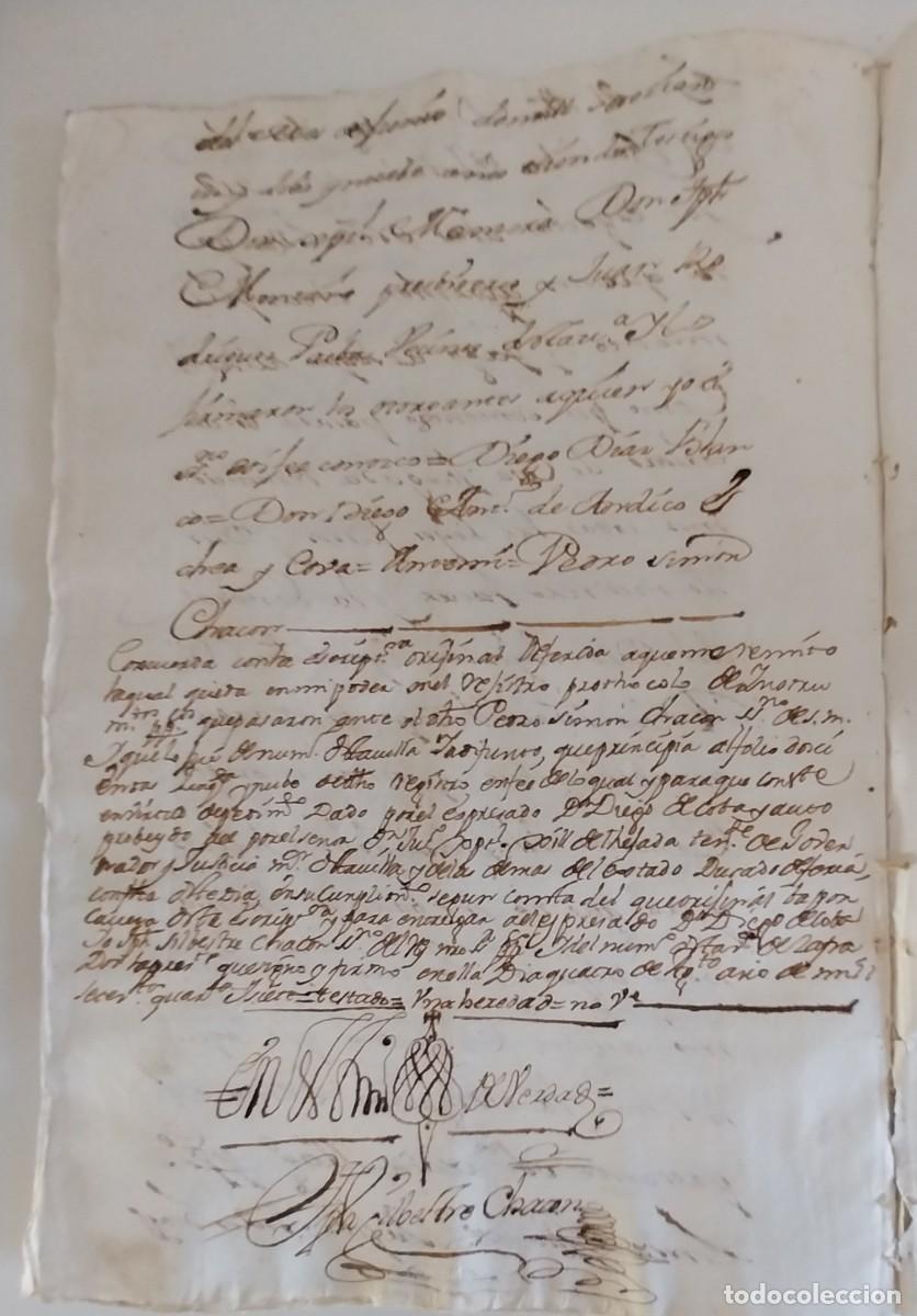 Manuscritos antiguos: Manuscrito de la Villa de Zafra de 1747 - Foto 6