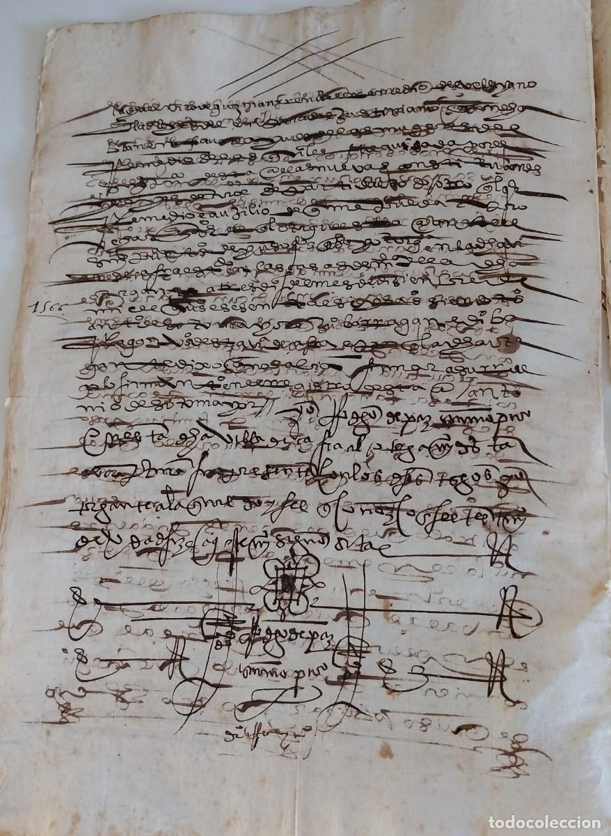Manuscritos antiguos: Manuscrito del Siglo XVI - Foto 7