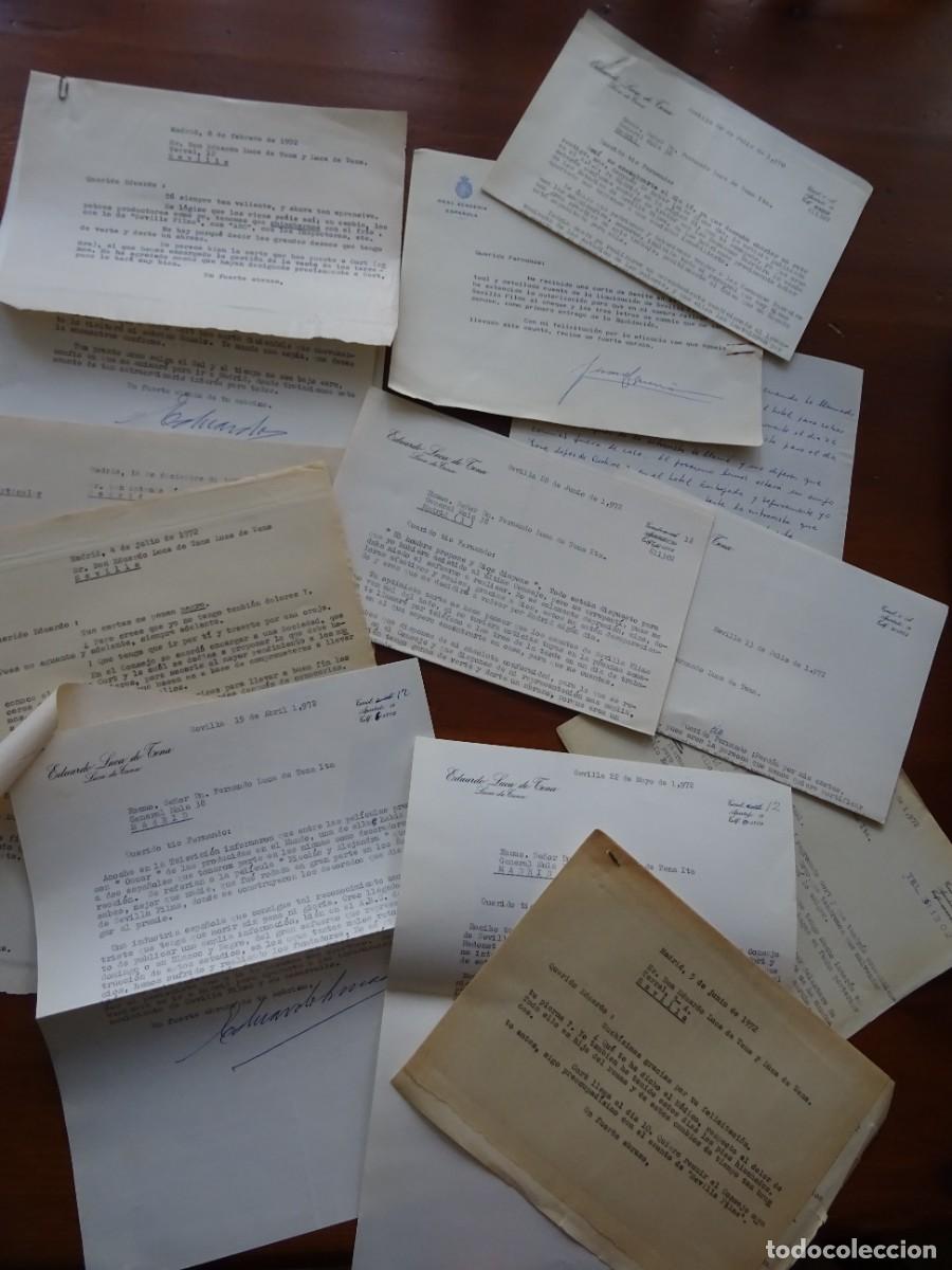 Manuscritos antiguos: Cine, Sevilla Films, familia Luca de Tena, venta maquinaria, terrenos P&iacute;o XII Madrid, an&eacute;cdotas