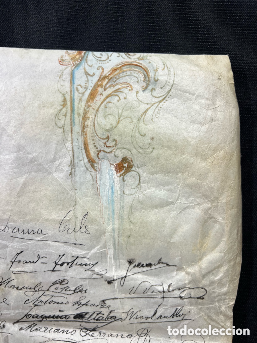 Manuscritos antiguos: Manuscrito Homenaje a Mariano Benlliure - Foto 6