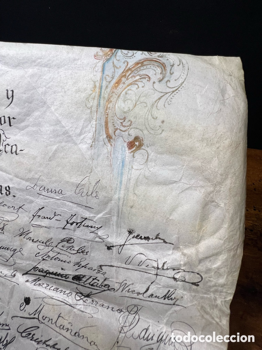 Manuscritos antiguos: Manuscrito Homenaje a Mariano Benlliure - Foto 14