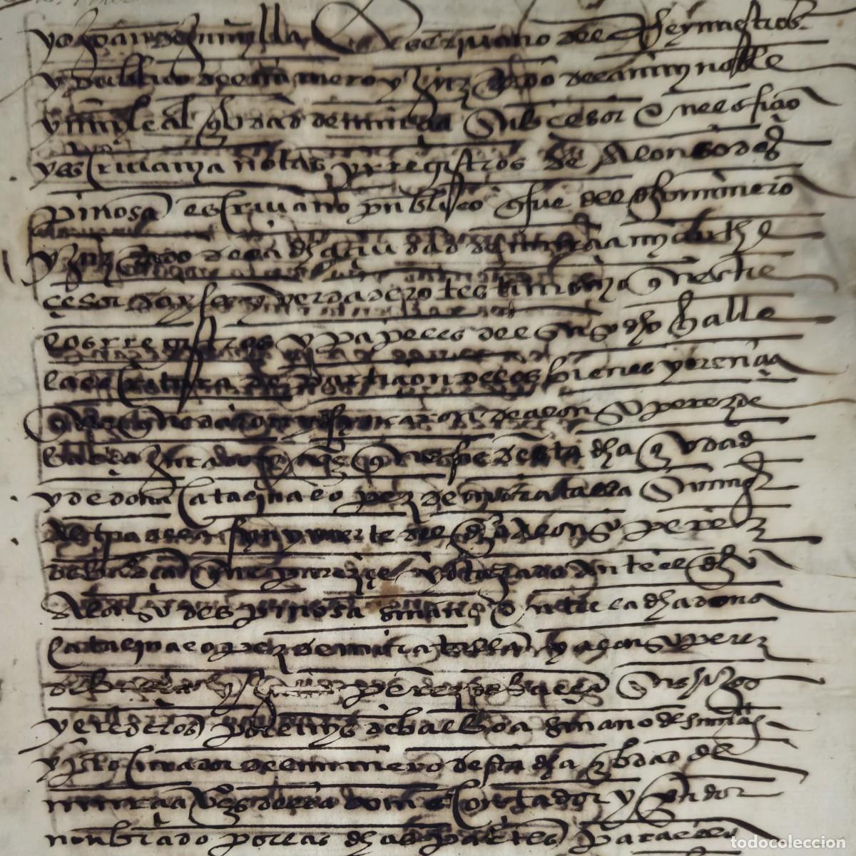 Manuscritos antiguos: MURCIA 1599-TIERRAS-BENDAME-ALARILLA-TURBEDAL-JUAN+ALONSO PEREZ BAEZA+MORATALLA-CASA ERMITA ARRAEZ