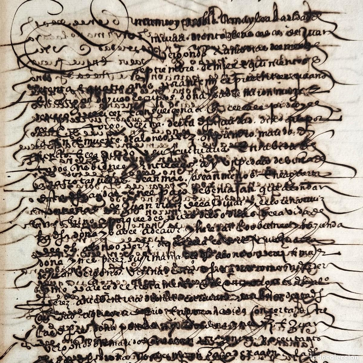Manuscritos antiguos: MURCIA 1563-SIGLO XVI-TIERRAS HUERTA BENIAJ&Aacute;N- DIEGO PELLICER+IN&Eacute;S PEREZ-ISABEL MI&Ntilde;&Oacute;N+ALONSO PEREZ