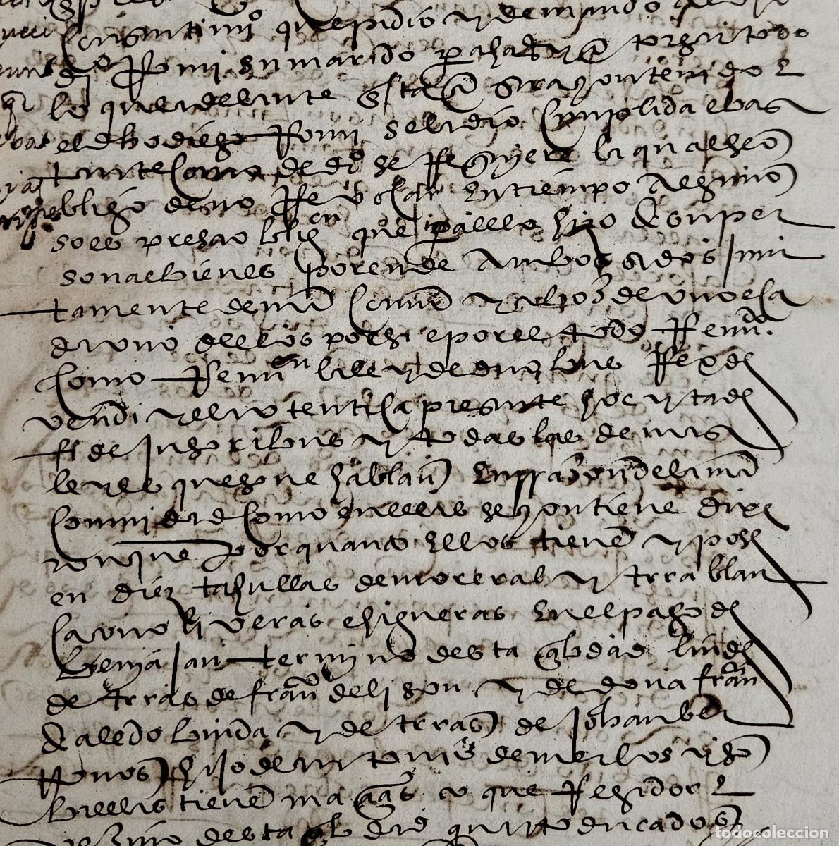 Manuscritos antiguos: MURCIA 1563-SIGLO XVI-TIERRAS HUERTA BENIAJ&Aacute;N-DIEGO ROM&Iacute;-FRANCISCA Y LUC&Iacute;A DE LIS&Oacute;N-MAC&Iacute;AS COQUE