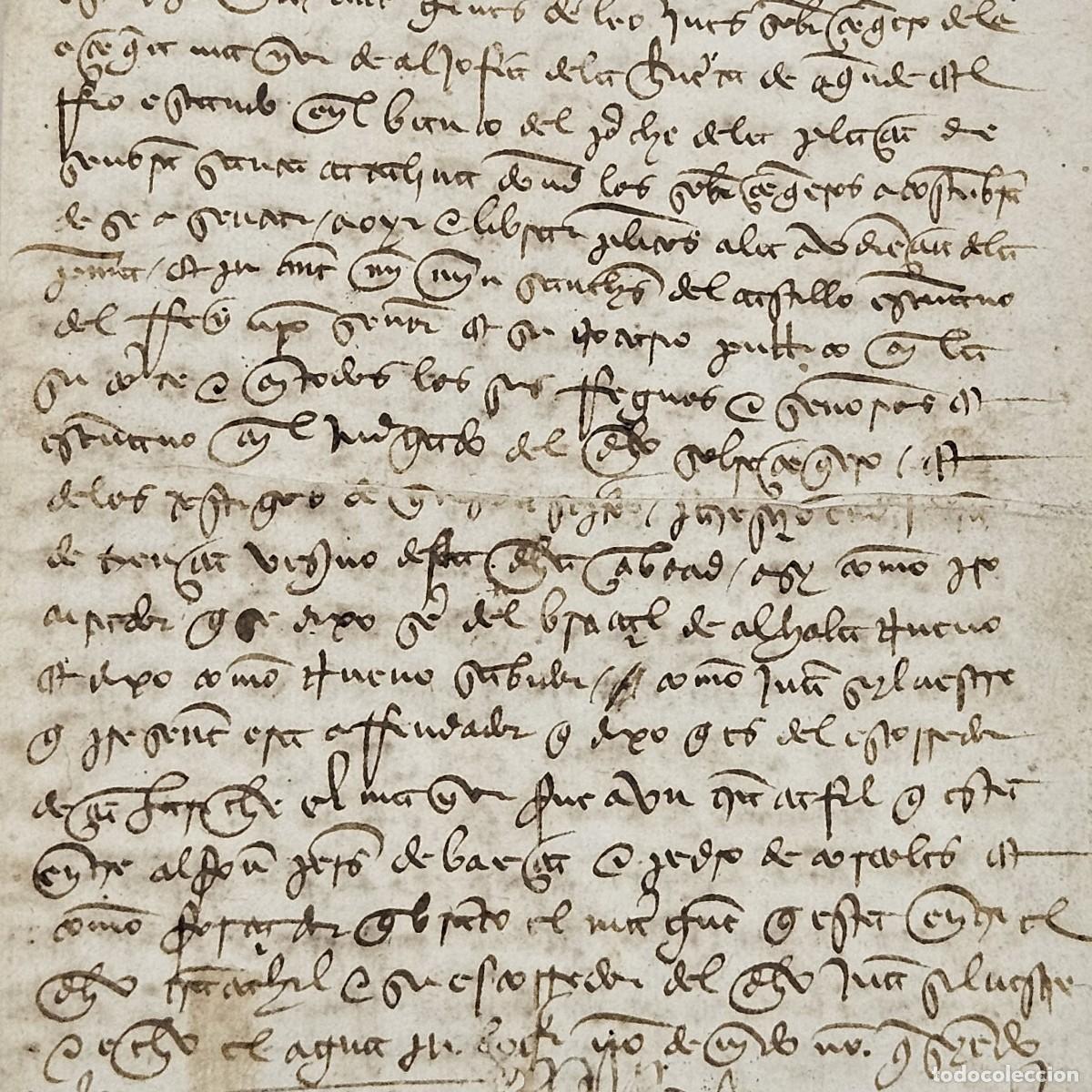 Manuscritos antiguos: MURCIA-SIGLO XV-CONSEJO HOMBRES BUENOS-IGLESIA SANTA CATALINA-CONCORDIA-DERECHOS RIEGO AGUAS HUERTA