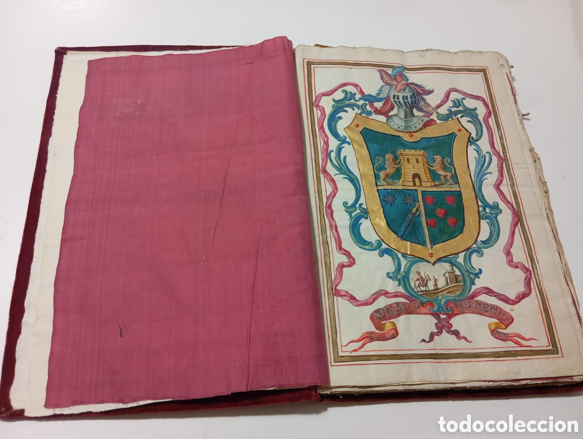 Manuscritos antiguos: Ejecutoria de Hidalgu&iacute;a Franco Serrano (s. XVIII). Sevilla y Santo Domingo de la Calzada