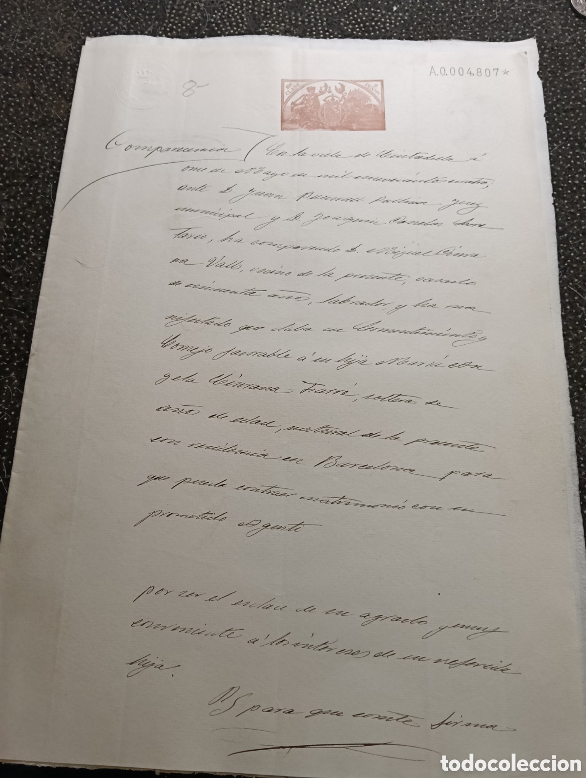 Manuscritos antiguos: Manuscrito del a&ntilde;o 1904 de la poblaci&oacute;n de Ciudadilla, provincia de L&eacute;rida