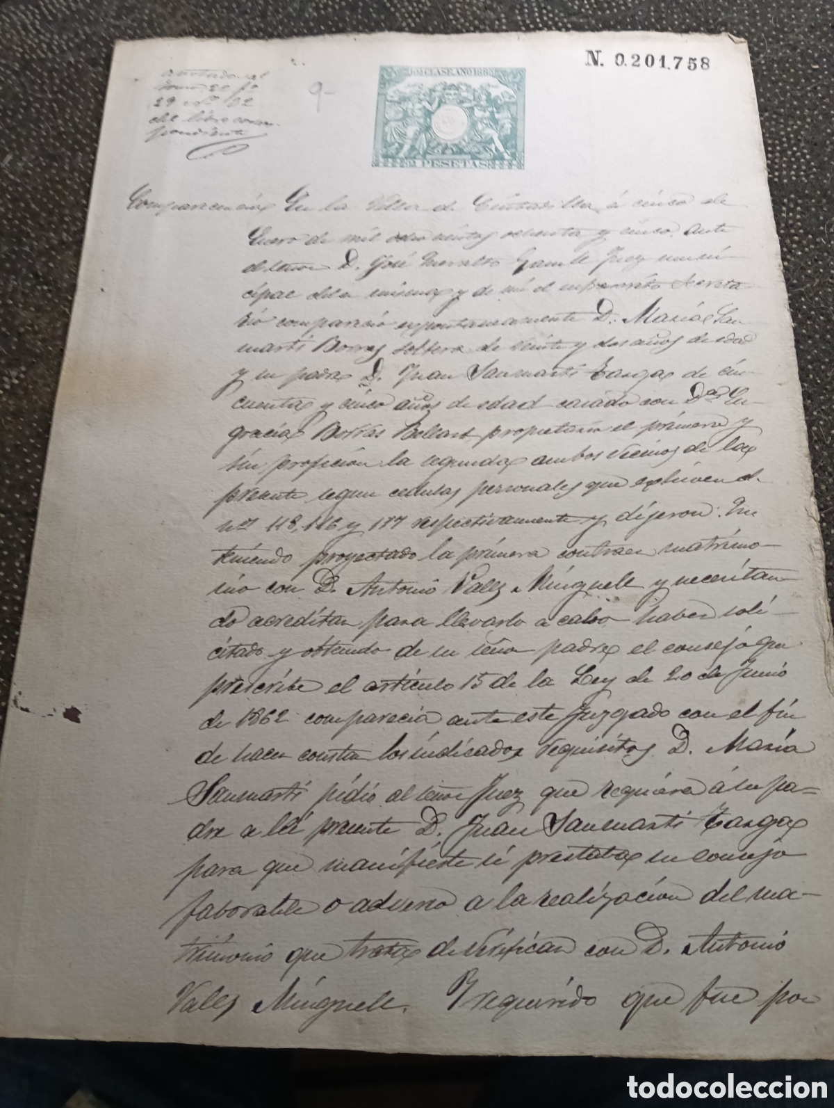 Manuscritos antiguos: Manuscrito del a&ntilde;o 1885 de la poblaci&oacute;n de Ciudadilla, provincia de L&eacute;rida