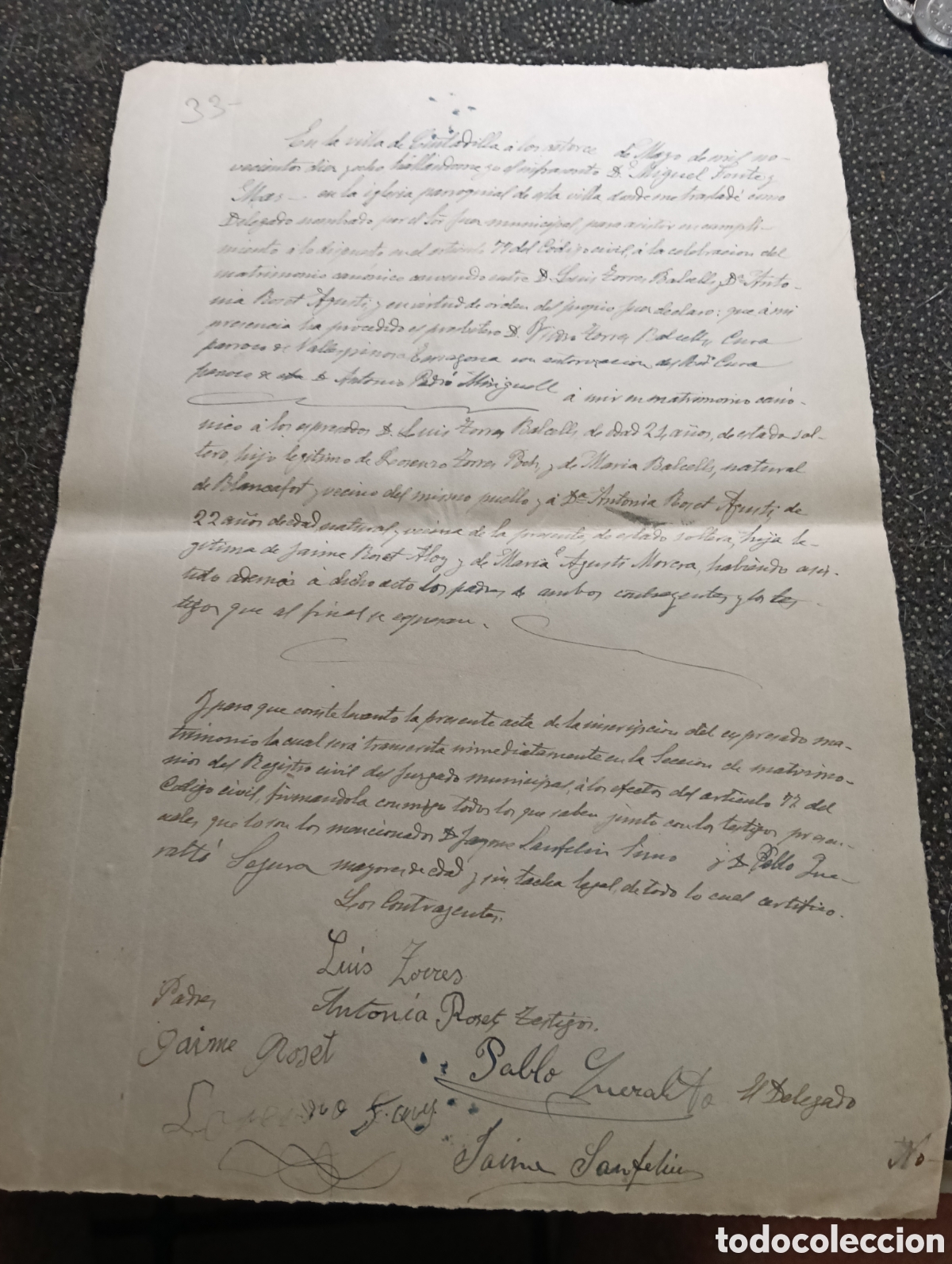 Manuscritos antiguos: Manuscrito del a&ntilde;o 1918 de la poblaci&oacute;n de Ciudadilla, provincia de L&eacute;rida