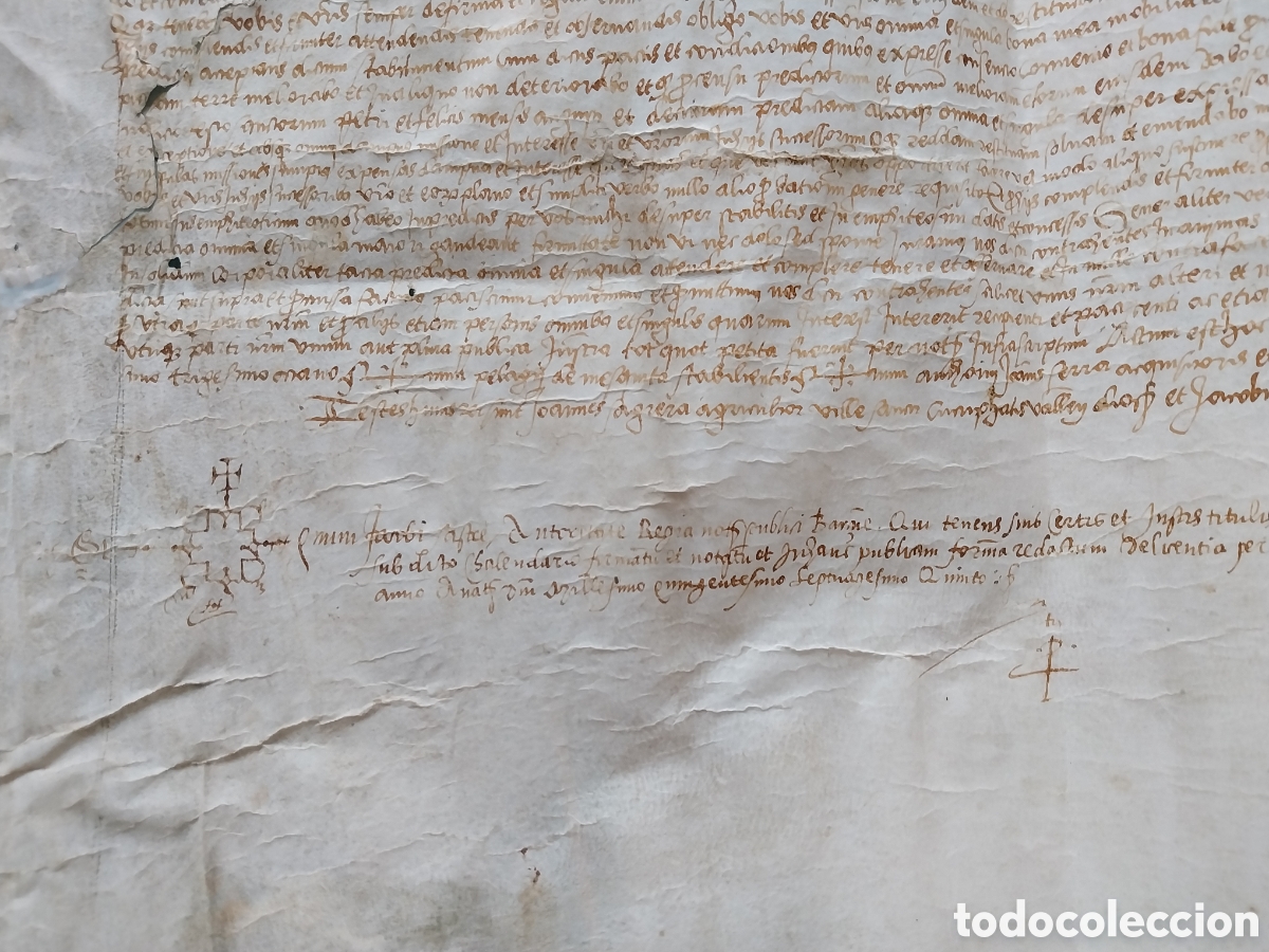 Manuscritos antiguos: Manuscrito en Pergamino - Foto 3