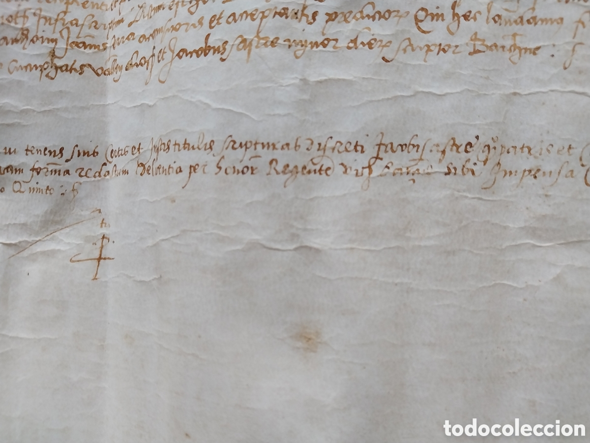 Manuscritos antiguos: Manuscrito en Pergamino - Foto 4