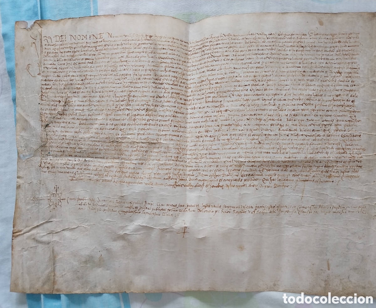 Manuscritos antiguos: Manuscrito en Pergamino