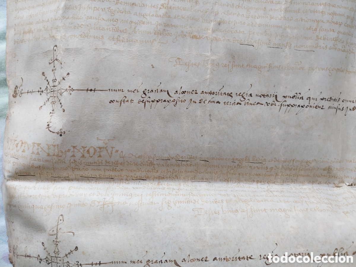 Manuscritos antiguos: Manuscrito en Pergamino - Foto 3