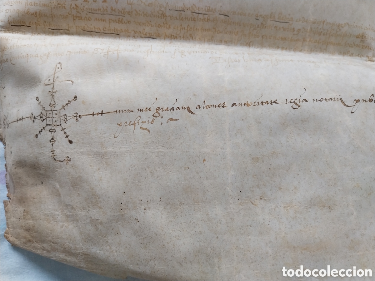 Manuscritos antiguos: Manuscrito en Pergamino - Foto 4