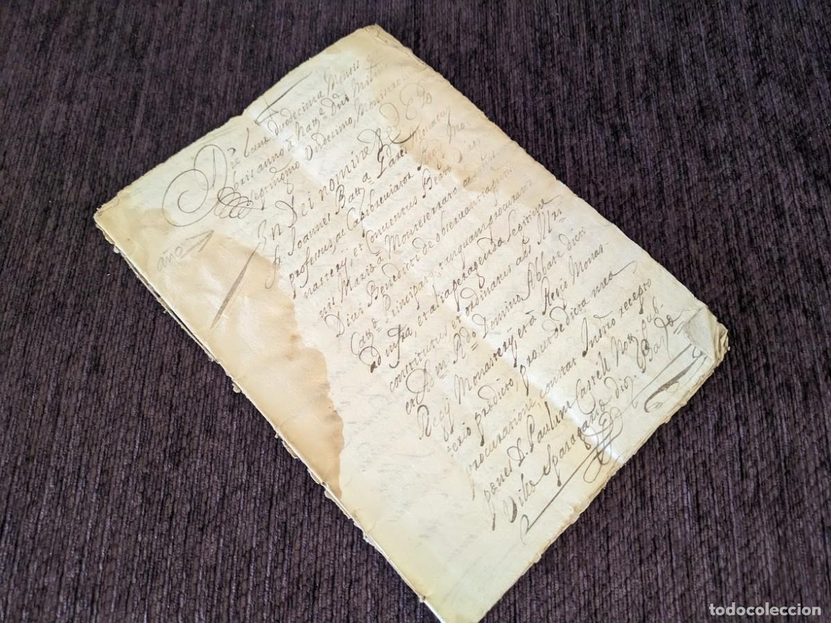 Manuscritos antiguos: Manuscrito de Monistrol, Montserrat, Mas Piera, Vacarisses del Siglo XVIII