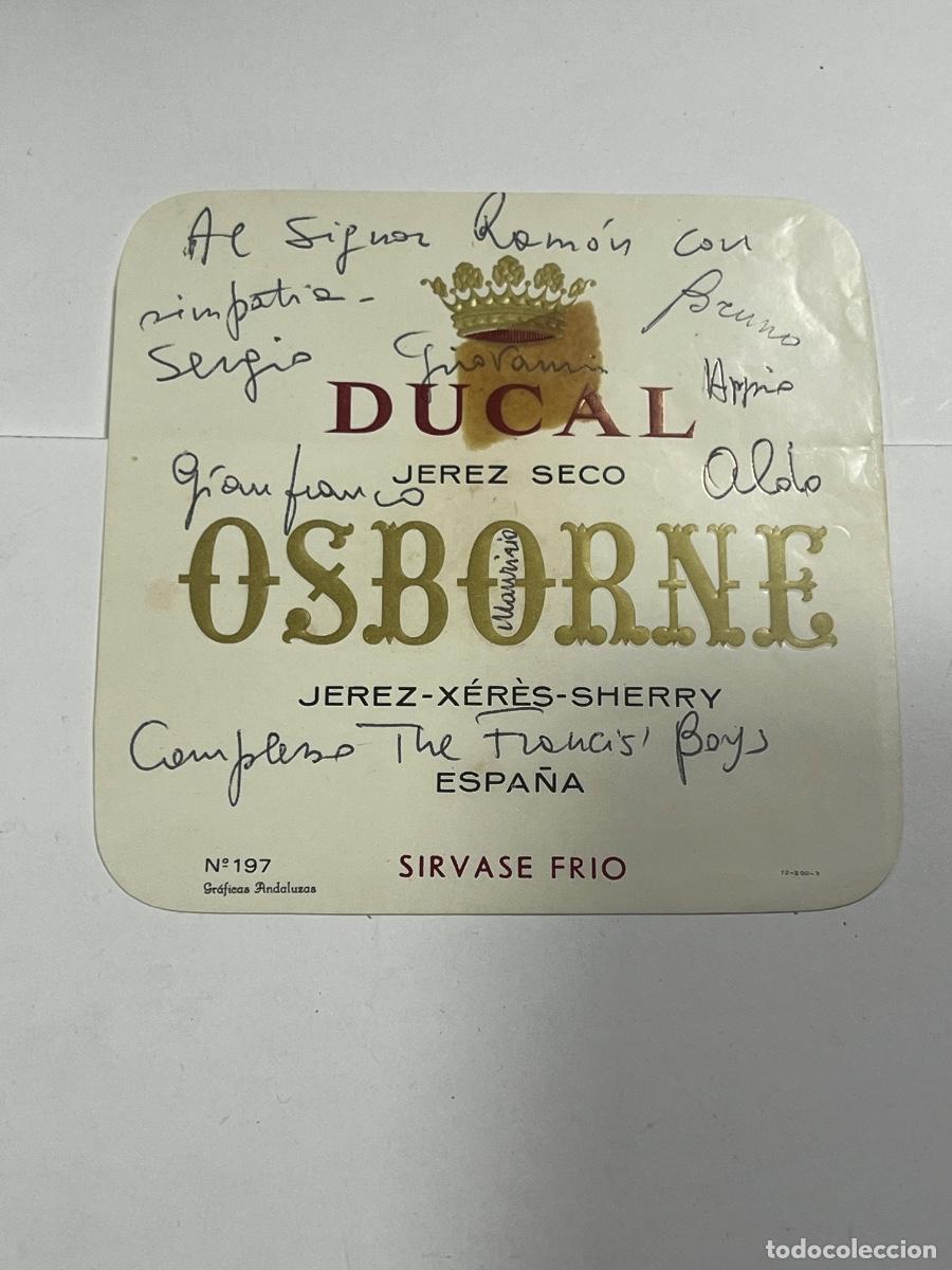 Manuscritos antiguos: FIRMA. THE FRANCIS BOYS. GRUPO MUSICAL ROCK ITALIANO 1972.