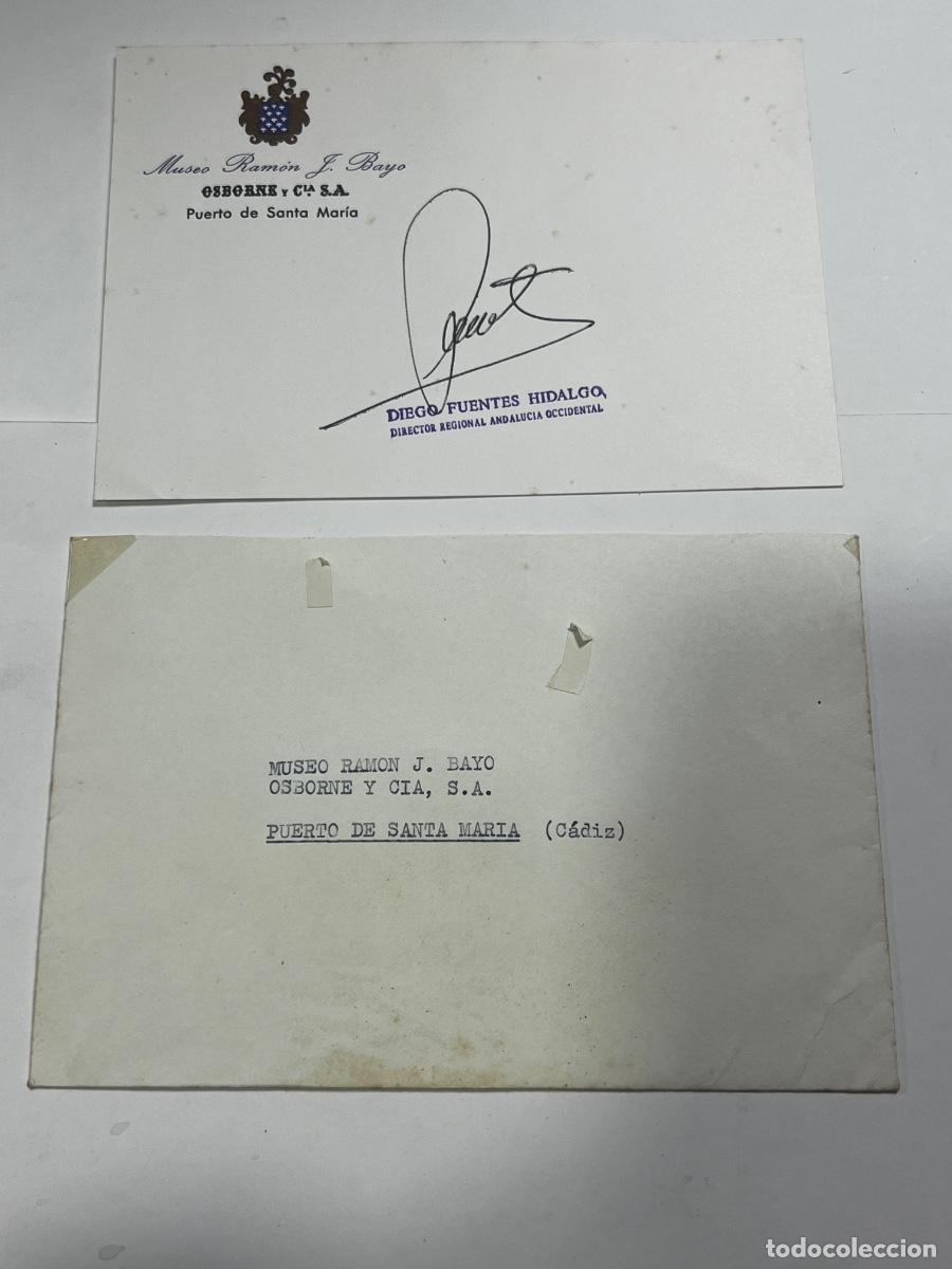 Manuscritos antiguos: FIRMA. DIEGO FUENTES HIDALGO. DIRECTOR BANCO ESPA&Ntilde;OL DE CR&Eacute;DITO.