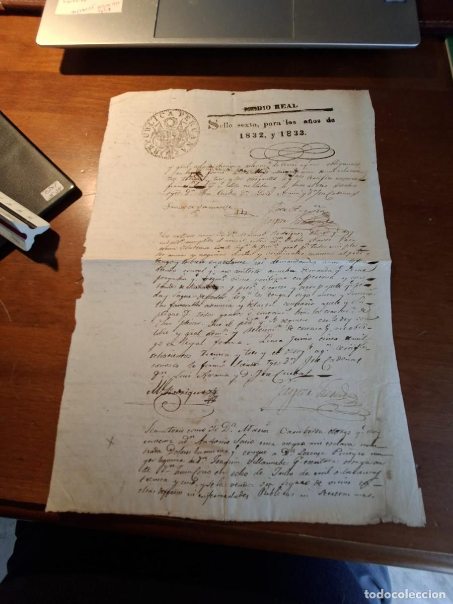 Manuscritos antiguos: VENTA DE NEGRA ESCLAVA - Foto 2