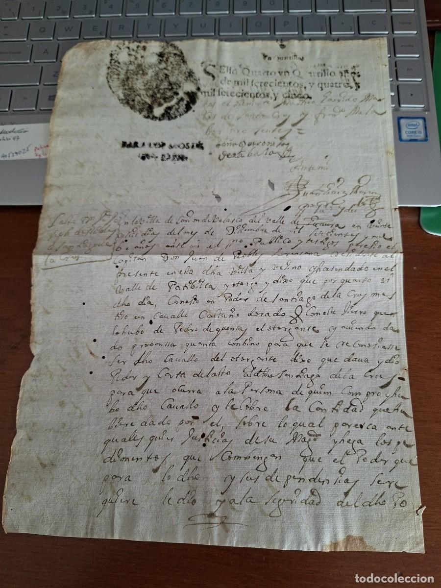 Manuscritos antiguos: PODER Y VENTA DE ESCLAVA - Foto 3