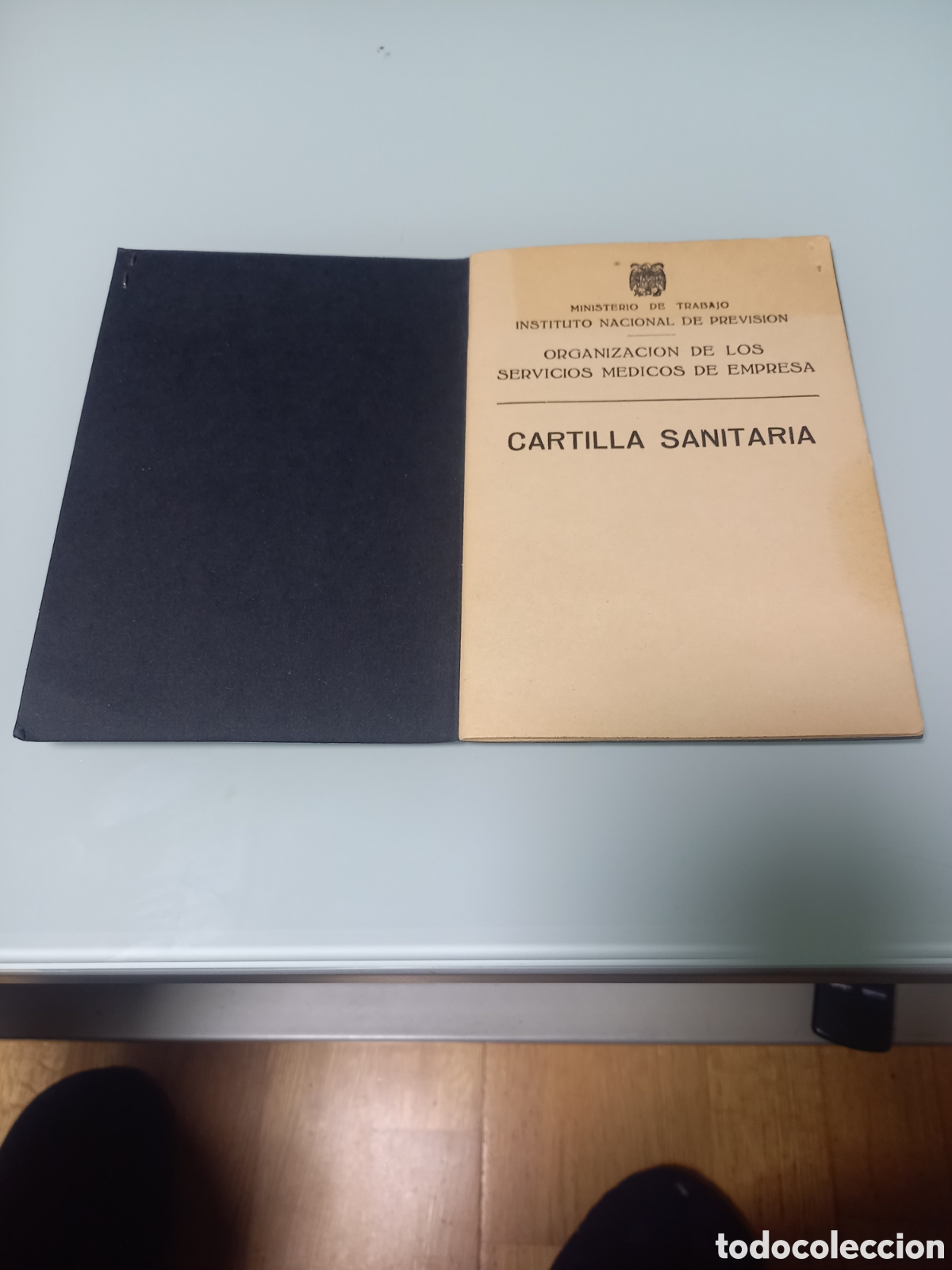 Manuscrits anciens: Antigua Cartilla Sanitaria 1962 - Organizaci&oacute;n de los Servicios M&eacute;dicos de Empresa - Instituto Nacio