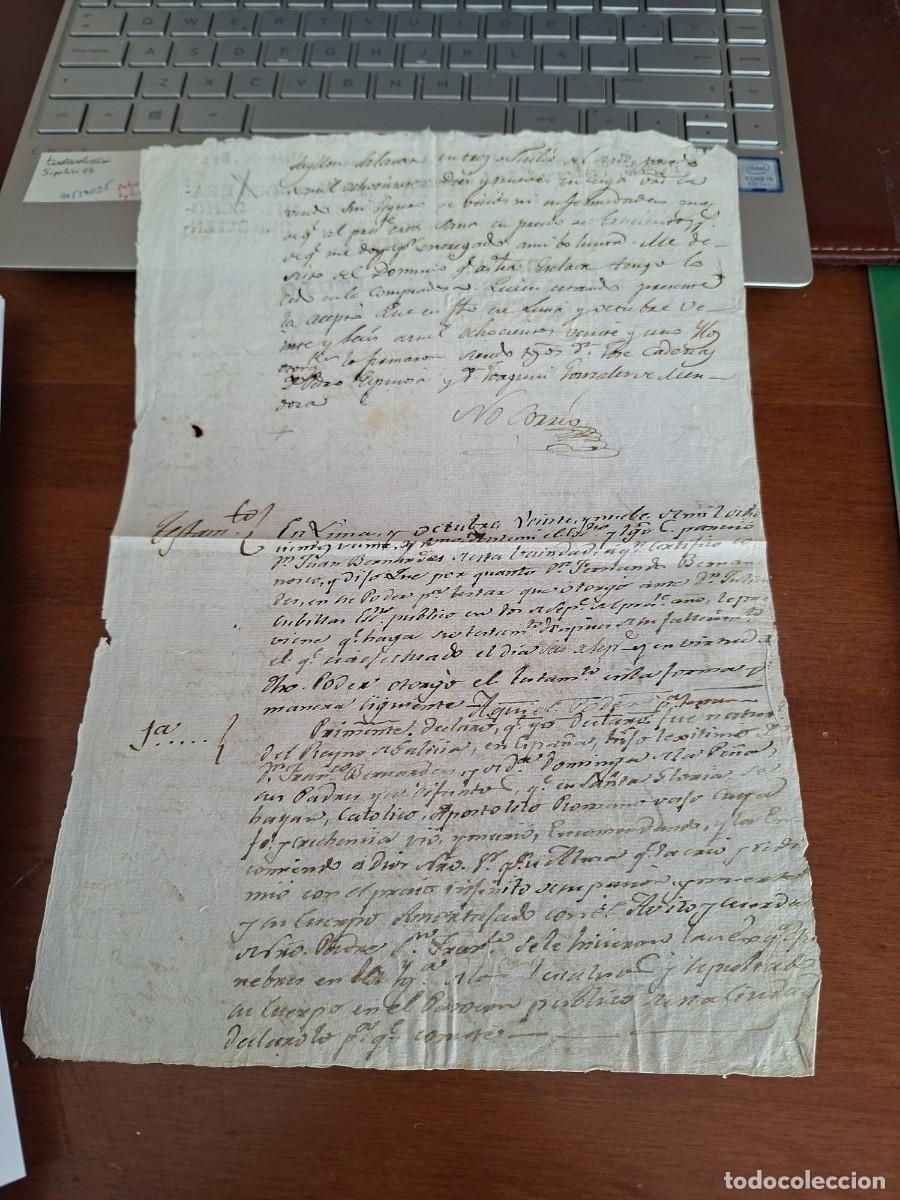 Manuscritos antiguos: VENTA DE ESCLAVA . A&Ntilde;O 1821 - Foto 1