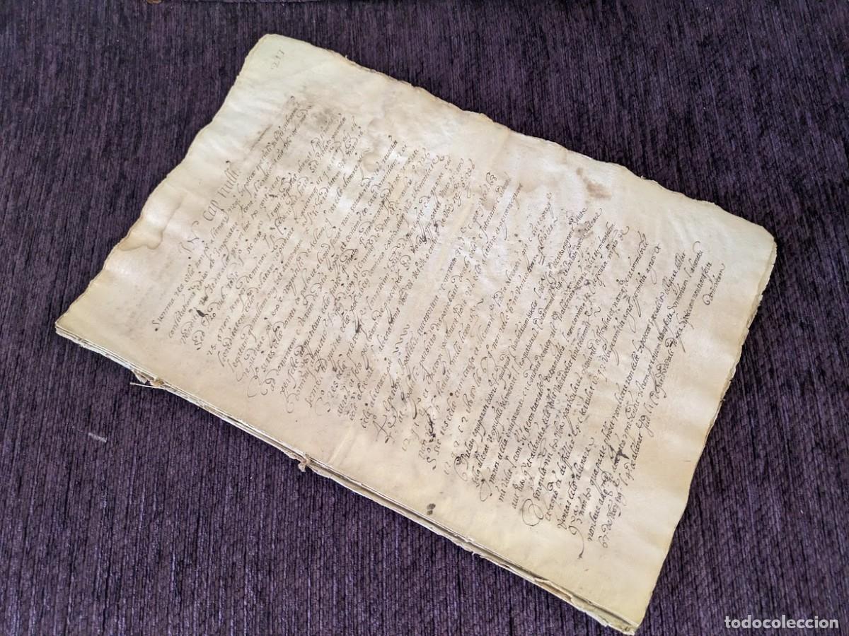 Manuscritos antiguos: Legajo manuscrito de derecho del siglo XVII