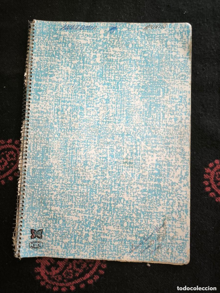 Manuscrits anciens: Antiguo Cuaderno Manuscrito De Apuntes De Anatom&iacute;a &ndash; Manuscrito Original Para Coleccionistas