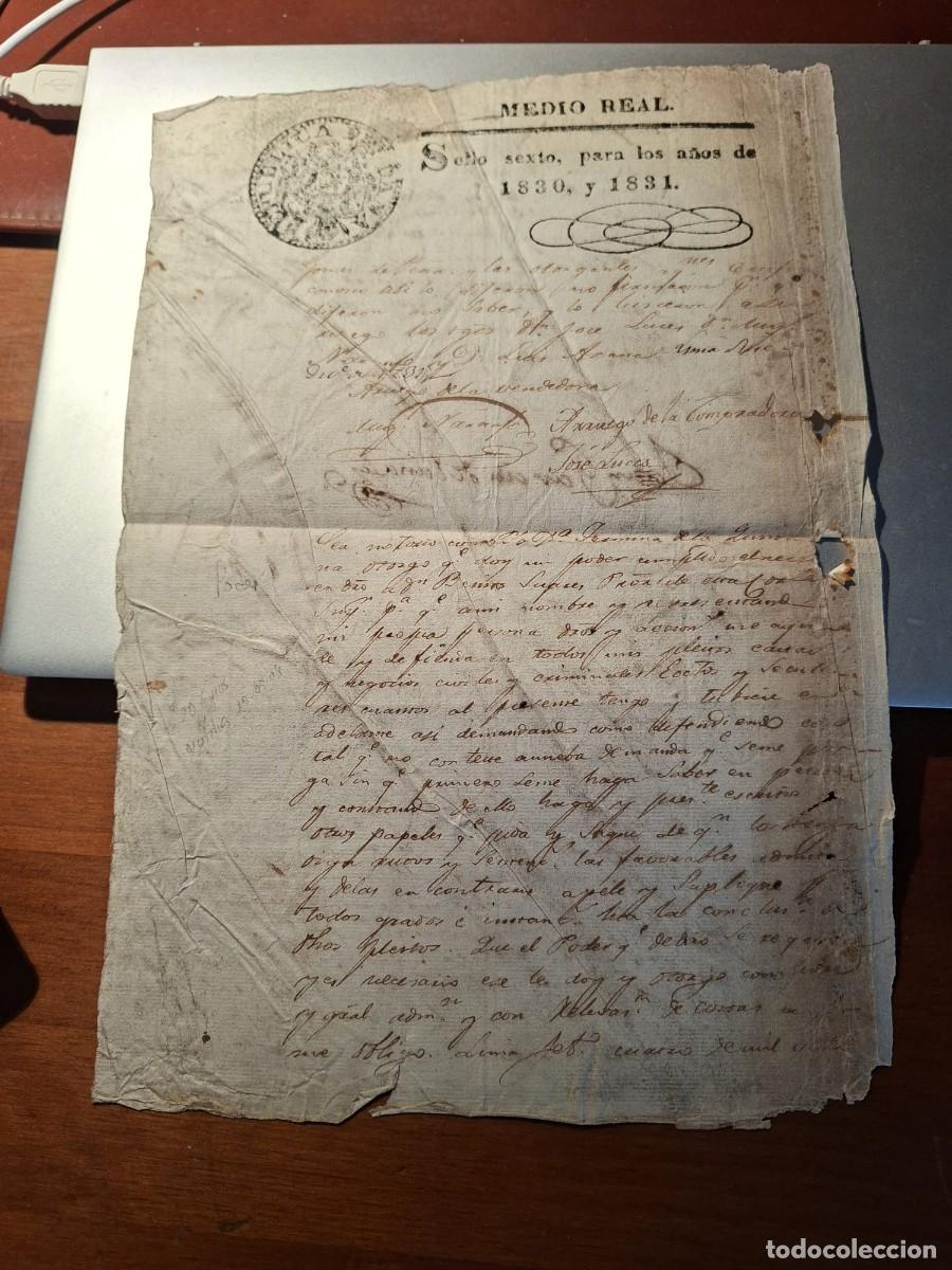Manuscritos antiguos: venta de esclavo negro - Foto 2