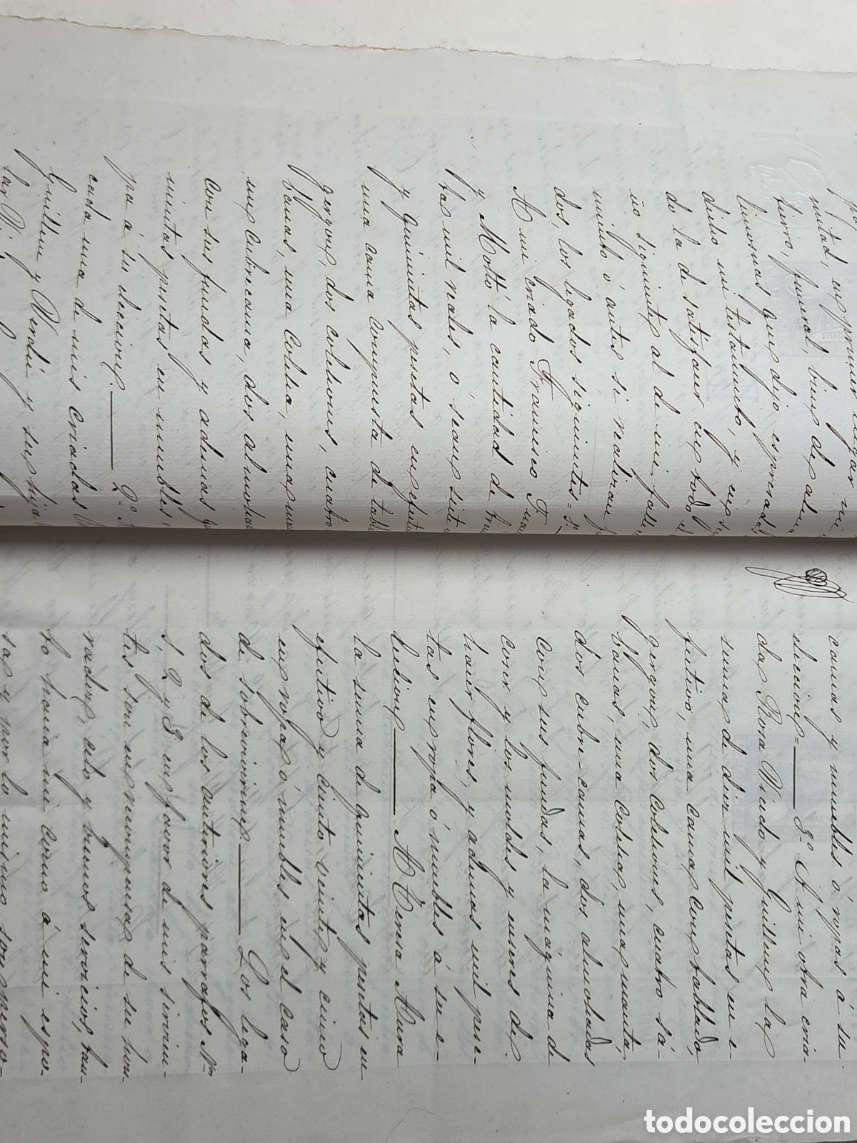 Manuscritos antiguos: Alcoy 1875 Escritura de Protocolizaci&oacute;n testamentaria. - Foto 6