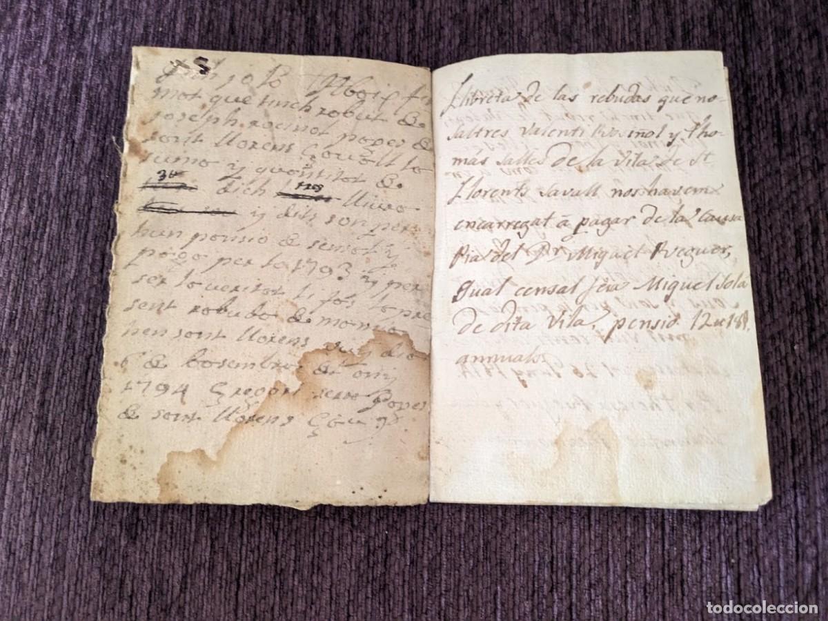 Manuscritos antiguos: Censal de Sant lloren&ccedil; savall 1794 - Foto 3