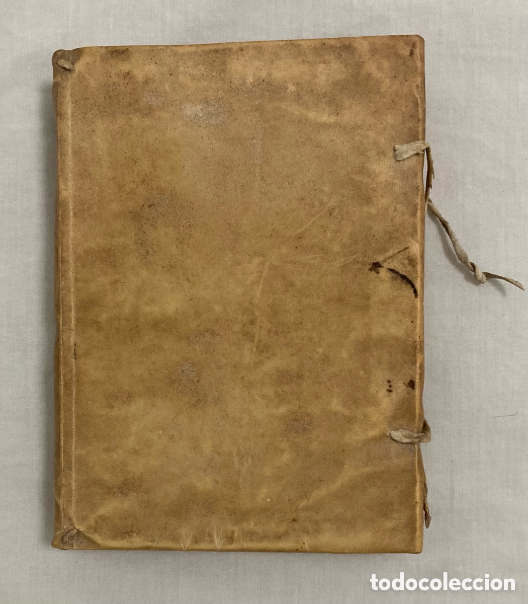Manuscrits anciens: Libro manuscrito Tratado de Fortificaciones. Ignacio Salas. 1756. Tapas pergamino.
